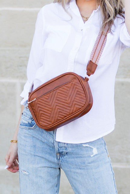 Everly Vegan Leather Camera Crossbody - Tigbul's Variety Fashion Shop