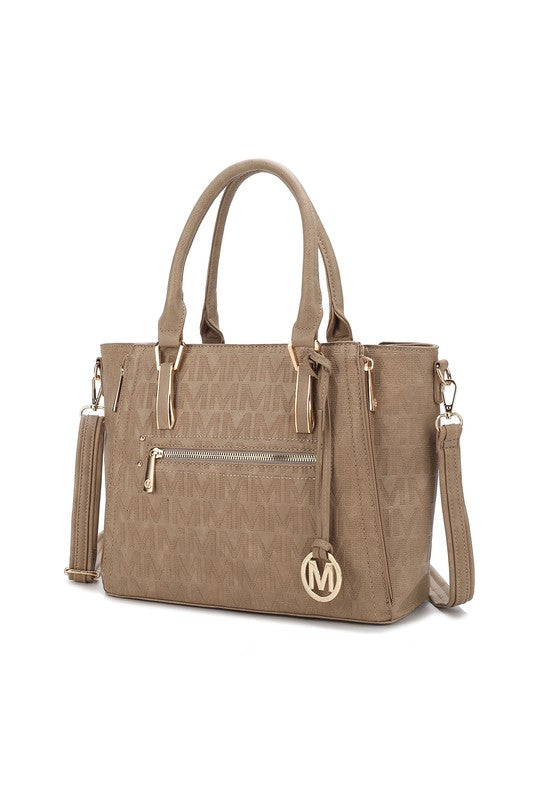 MKF Cairo M Signature Satchel Bag by Mia K - Tigbul's Variety Fashion Shop
