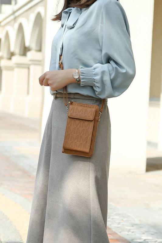 MFK Collection Caddy Phone Wallet Crossbody by Mia - Tigbul's Variety Fashion Shop