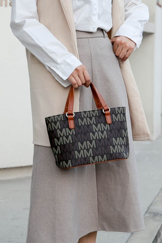 MKF Lady M Signature Tote Bag & Wallet Set by Mia - Tigbul's Variety Fashion Shop