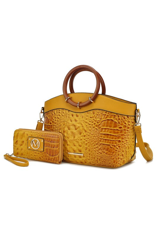 MKF Phoebe Tote with Wristlet Wallet Bag by Mia K - Tigbul's Variety Fashion Shop