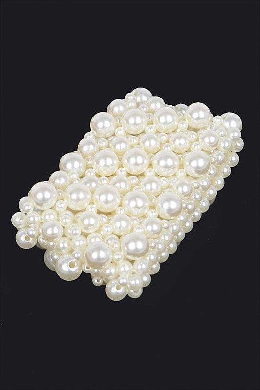 Mix Pearl Elastic Classy Bracelet - Tigbul's Variety Fashion Shop