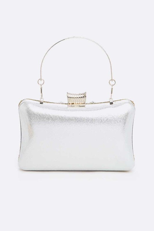 Crystal Iconic Bridal Party Box Clutch - Tigbul's Variety Fashion Shop