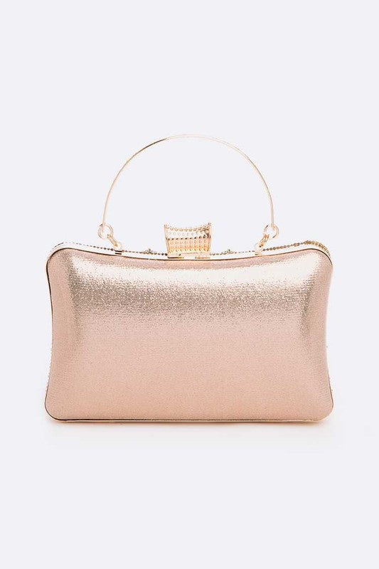 Crystal Iconic Bridal Party Box Clutch - Tigbul's Variety Fashion Shop