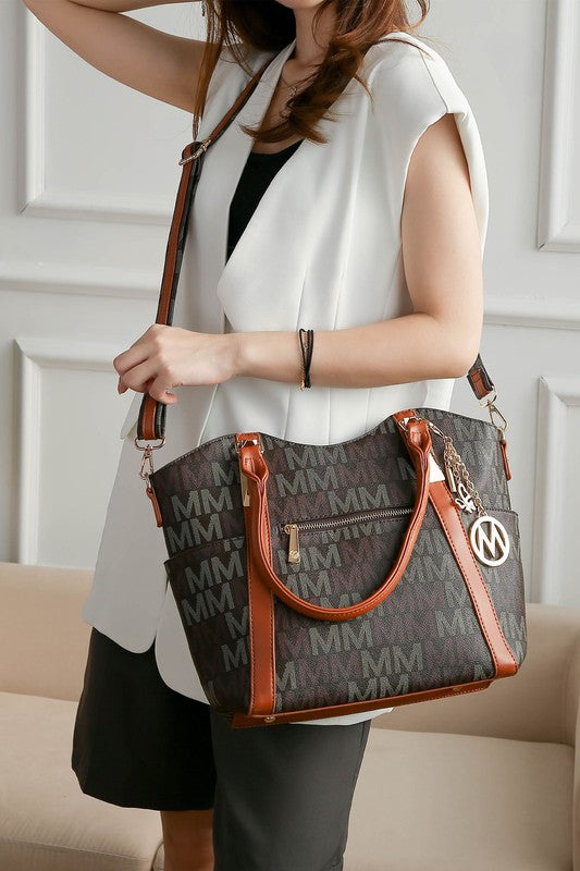 MKF Jeneece M Signature Tote Bag by Mia K - Tigbul's Variety Fashion Shop