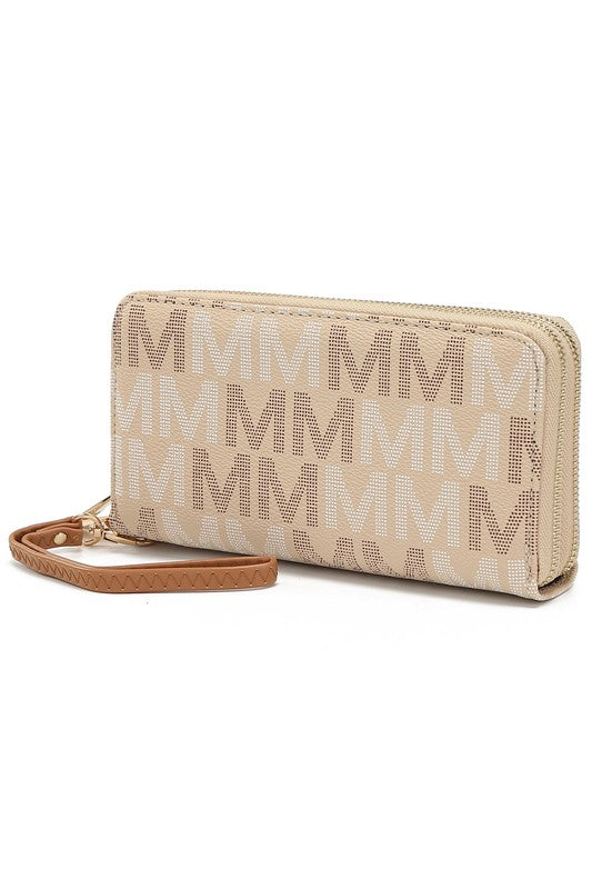 MKF Hofstra M Signature Wallet Wristlet by Mia K - Tigbul's Variety Fashion Shop
