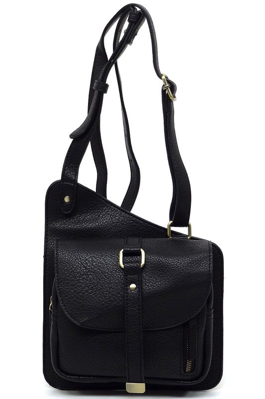 Fashion Flat Crossbody Bag - Tigbul's Variety Fashion Shop