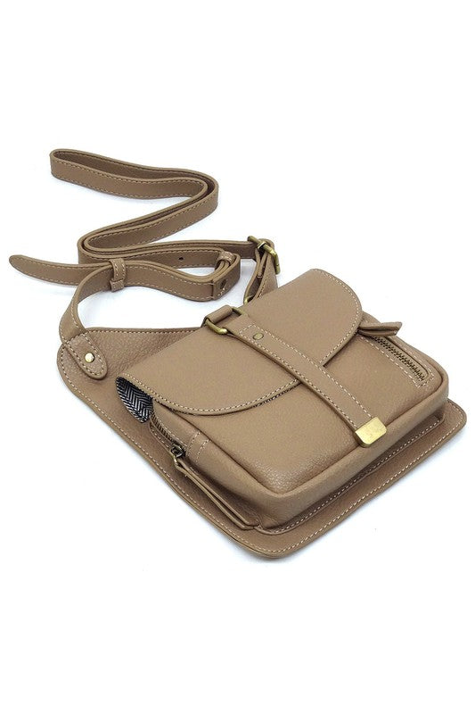 Fashion Flat Crossbody Bag - Tigbul's Variety Fashion Shop