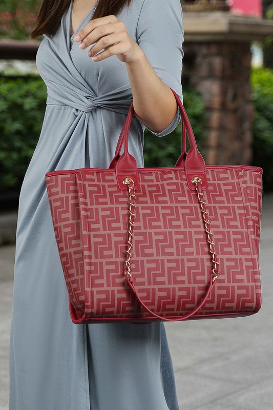 MKF Marlene Women Tote Bag with Wallet by Mia K - Tigbul's Variety Fashion Shop