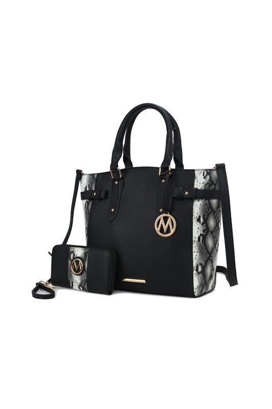 MKF Joelle Faux-Snake Tote bag wallet by Mia K - Tigbul's Variety Fashion Shop