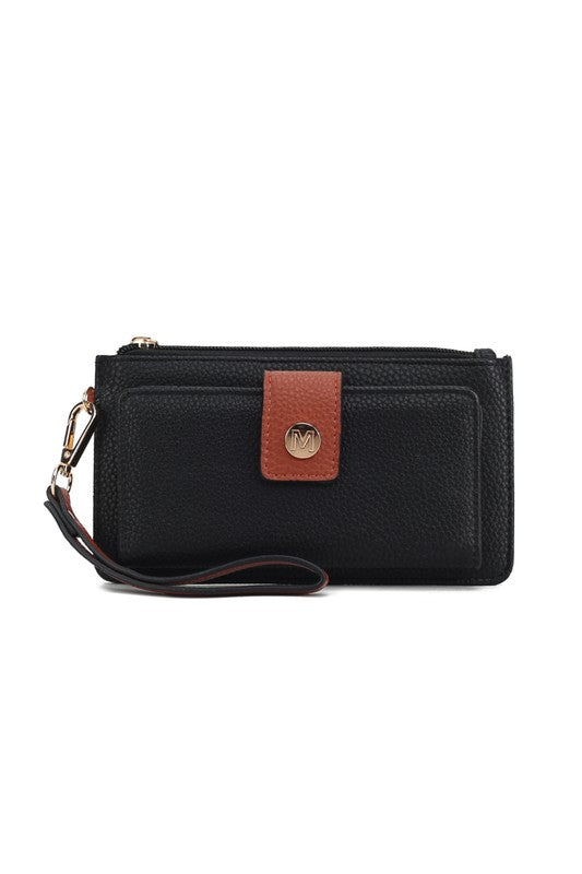 MKF Olympe Vegan Leather Wristlet Wallet by Mia K - Tigbul's Variety Fashion Shop