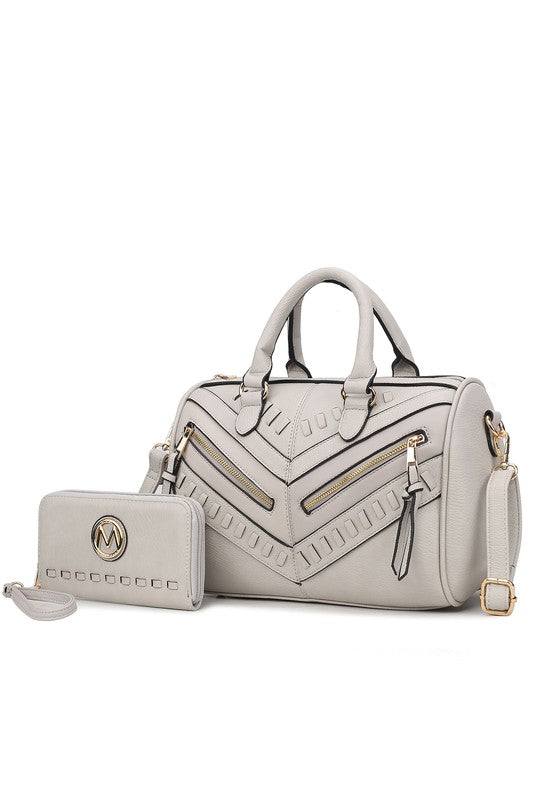 MKF Lara Satchel Bag with Wallet by Mia K - Tigbul's Variety Fashion Shop