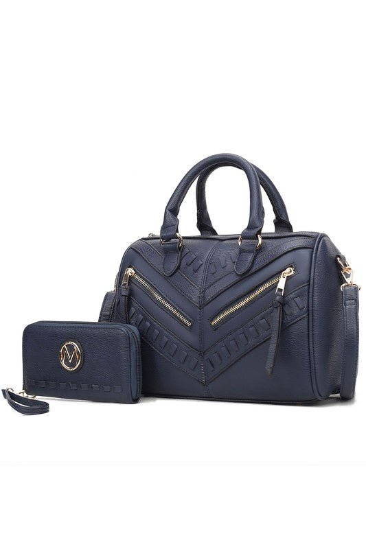 MKF Lara Satchel Bag with Wallet by Mia K - Tigbul's Variety Fashion Shop