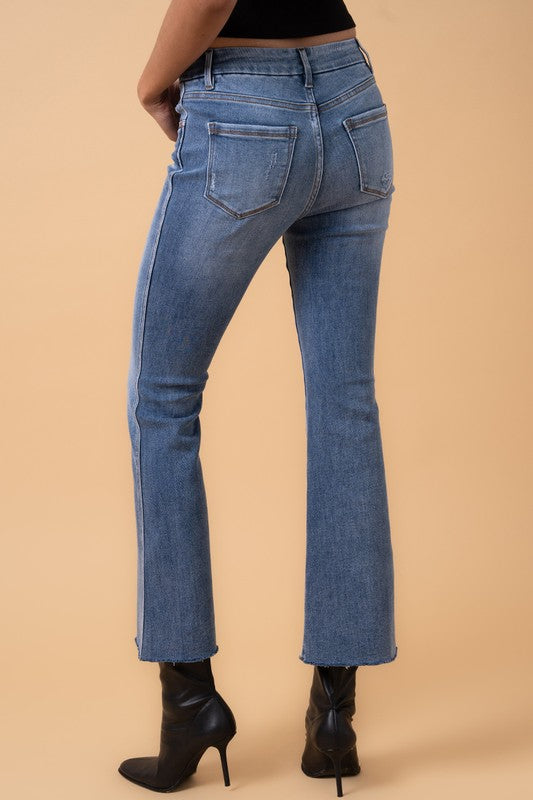 MID RISE CROP FLARE - Tigbul's Variety Fashion Shop