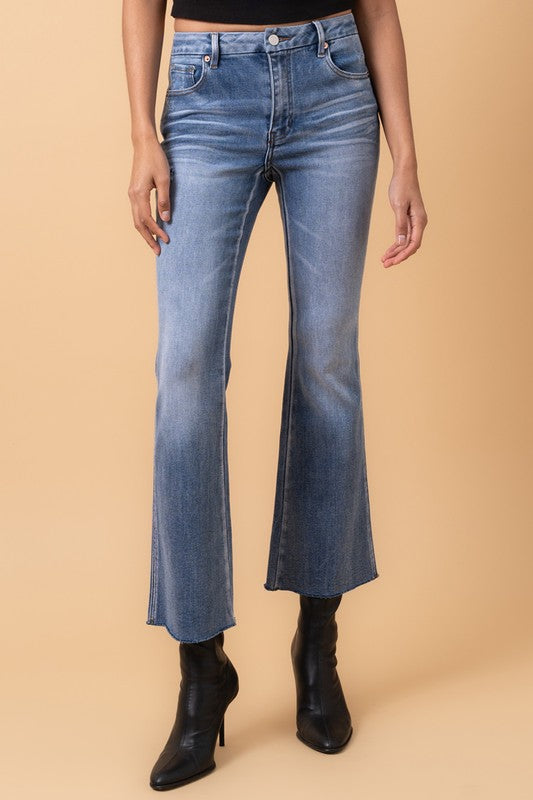 MID RISE CROP FLARE - Tigbul's Variety Fashion Shop