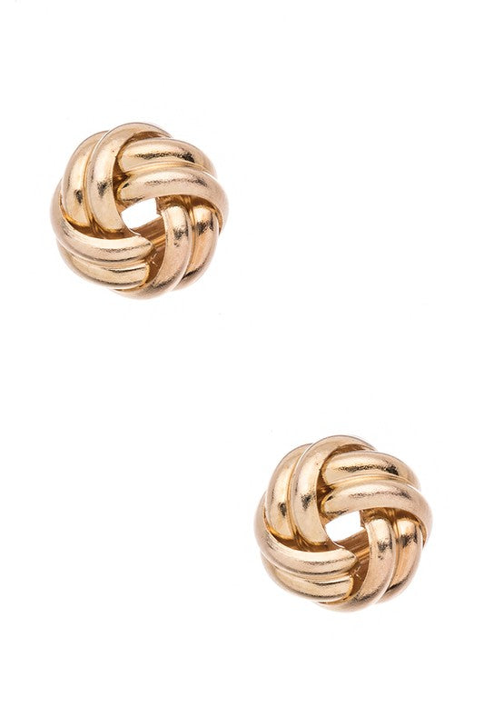 Love Knot Stud Earrings - Tigbul's Variety Fashion Shop