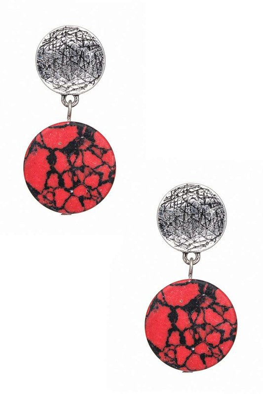 Stone Drop Fashion Earrings - Tigbul's Variety Fashion Shop