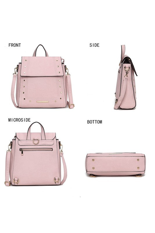MKF Collection Elke Convertible Backpack Bag - Tigbul's Variety Fashion Shop