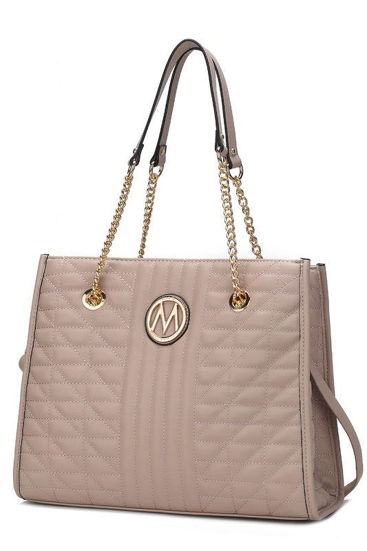 MKF Collection Makenna Vegan Leather Shoulder Bag - Tigbul's Variety Fashion Shop