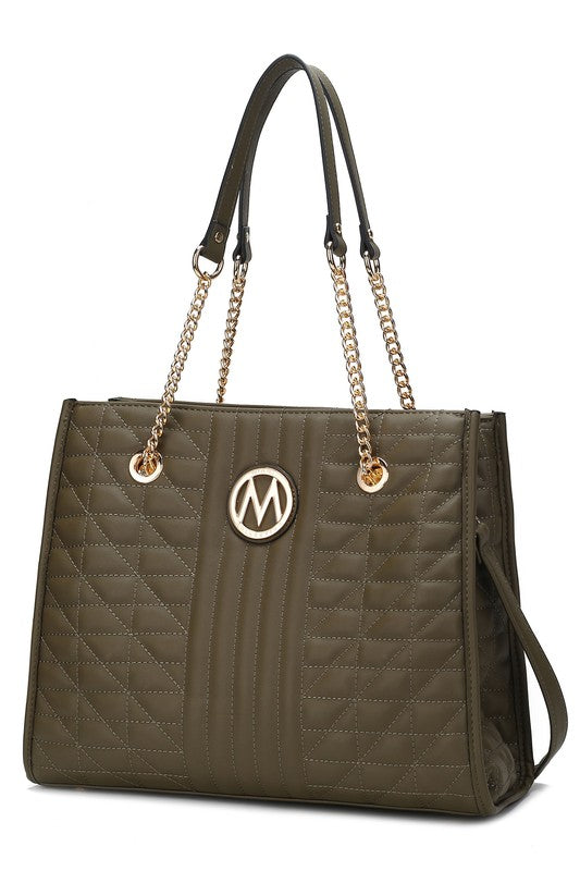 MKF Collection Makenna Vegan Leather Shoulder Bag - Tigbul's Variety Fashion Shop