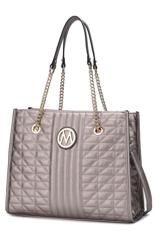 MKF Collection Makenna Vegan Leather Shoulder Bag - Tigbul's Variety Fashion Shop