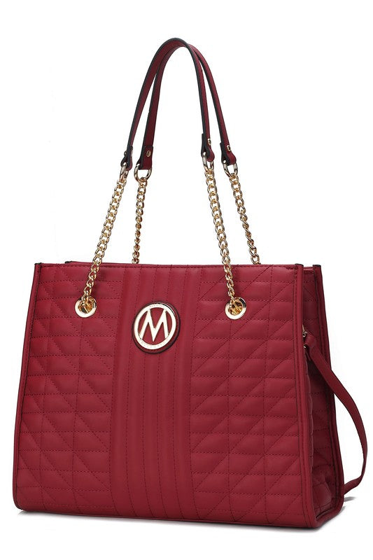 MKF Collection Makenna Vegan Leather Shoulder Bag - Tigbul's Variety Fashion Shop