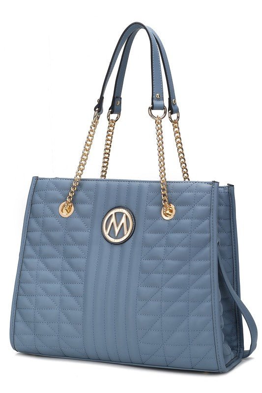 MKF Collection Makenna Vegan Leather Shoulder Bag - Tigbul's Variety Fashion Shop