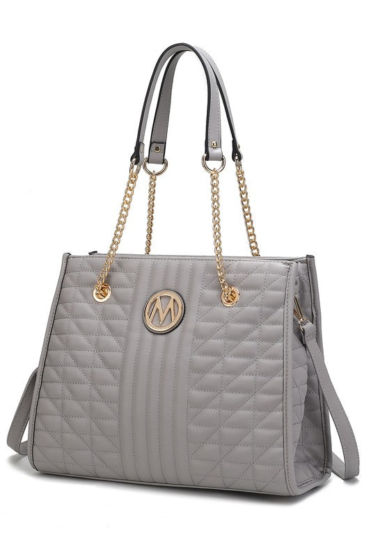 MKF Collection Makenna Vegan Leather Shoulder Bag - Tigbul's Variety Fashion Shop