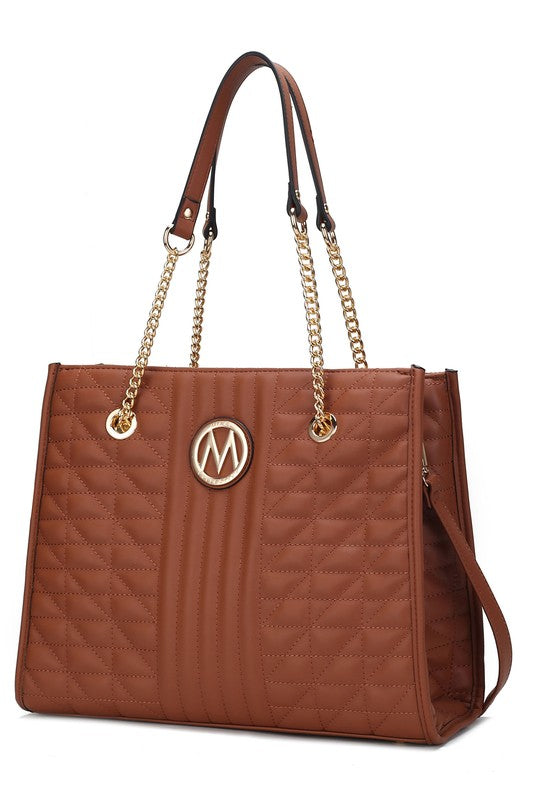 MKF Collection Makenna Vegan Leather Shoulder Bag - Tigbul's Variety Fashion Shop