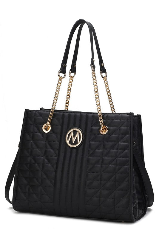 MKF Collection Makenna Vegan Leather Shoulder Bag - Tigbul's Variety Fashion Shop