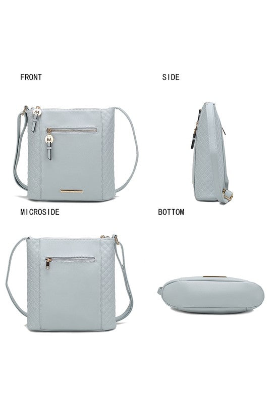 MKF Collection Miranda Vegan Leather Crossbody - Tigbul's Variety Fashion Shop