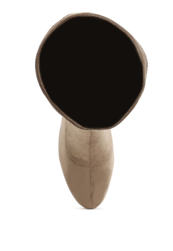 Sinaloa Microfiber Knee High Boots - Tigbul's Variety Fashion Shop