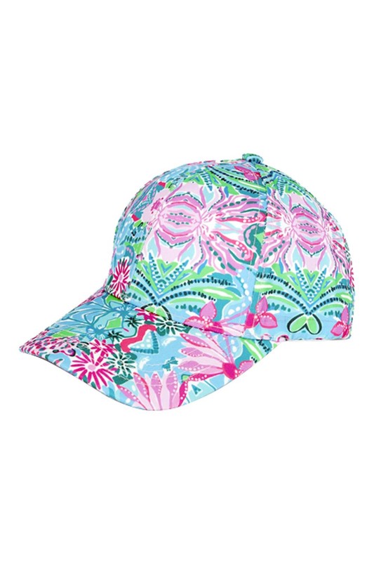 Floral Print Fashion Baseball Cap - Tigbul's Variety Fashion Shop