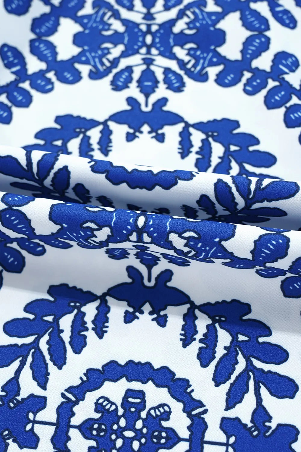 Printed Crew Neck Sleeveless Top - Tigbul's Variety Fashion Shop