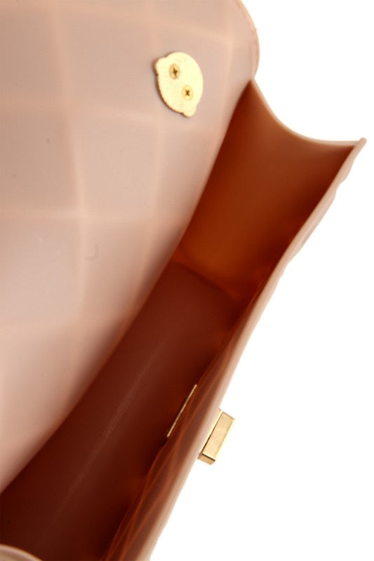 Diamond Quilted Cross Body Jelly Bag - Tigbul's Variety Fashion Shop