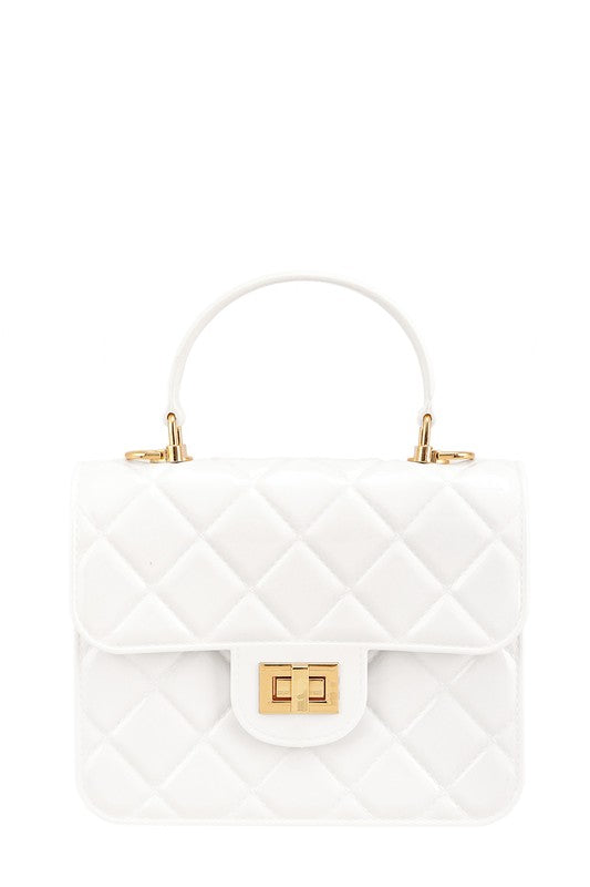 Diamond Quilted Cross Body Jelly Bag - Tigbul's Variety Fashion Shop