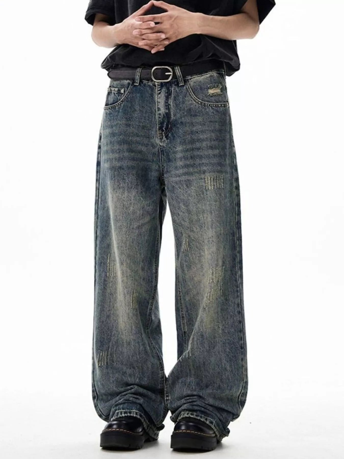 Men's Wide Leg Jeans - Tigbul's Variety Fashion Shop