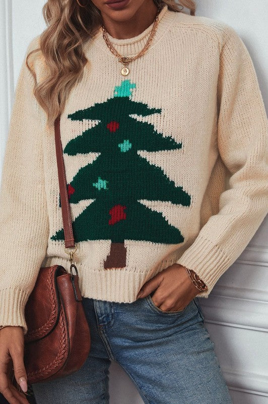 Xmas Tree Sweater - Tigbul's Variety Fashion Shop