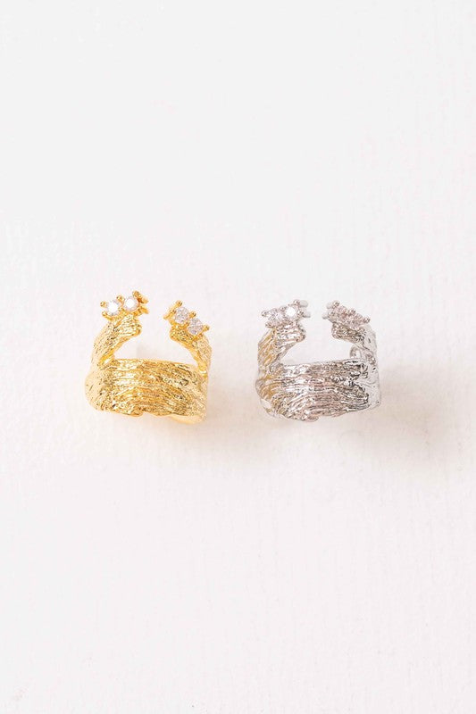 Modern Art Cuff Earring - Tigbul's Variety Fashion Shop