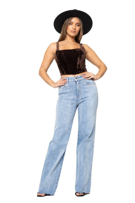 Brooklyn Wide Leg Jean Inseam 32 - Tigbul's Variety Fashion Shop