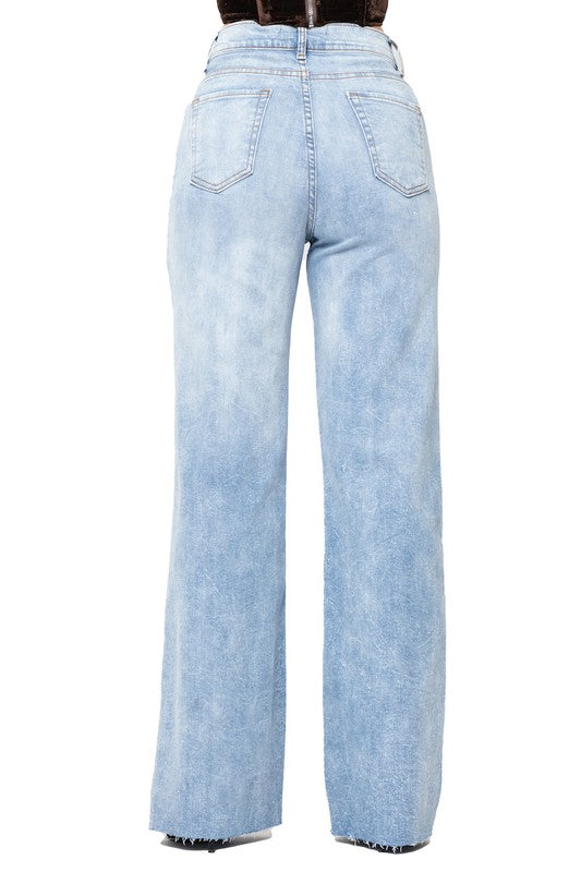 Brooklyn Wide Leg Jean Inseam 32 - Tigbul's Variety Fashion Shop