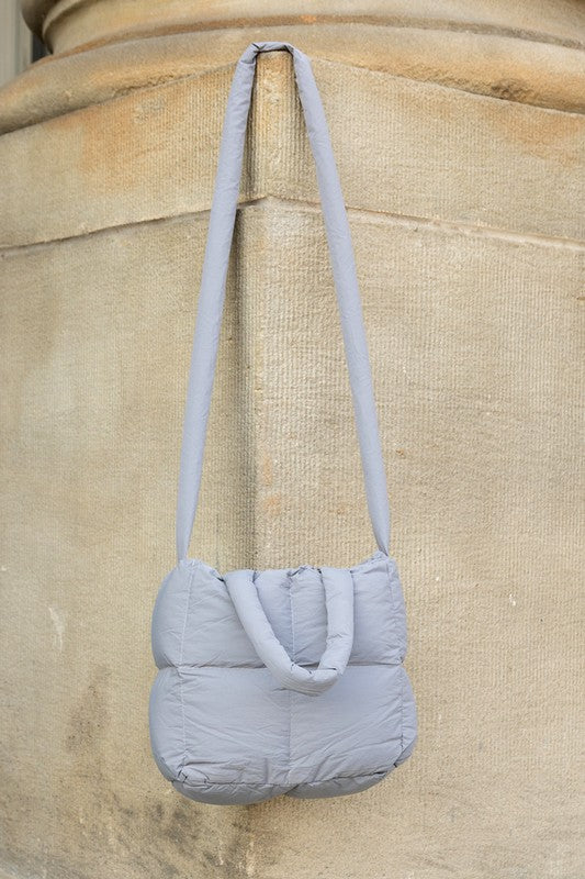 Jacie Puffer Crossbody Mini Tote - Tigbul's Variety Fashion Shop