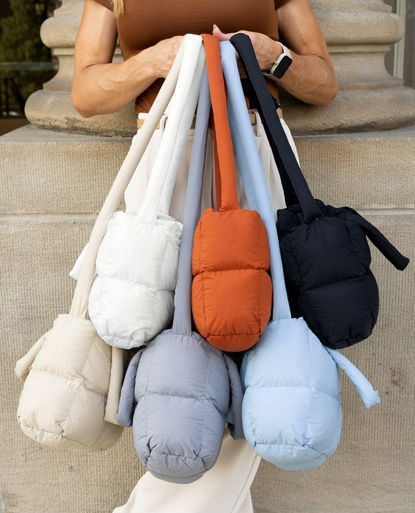 Jacie Puffer Crossbody Mini Tote - Tigbul's Variety Fashion Shop