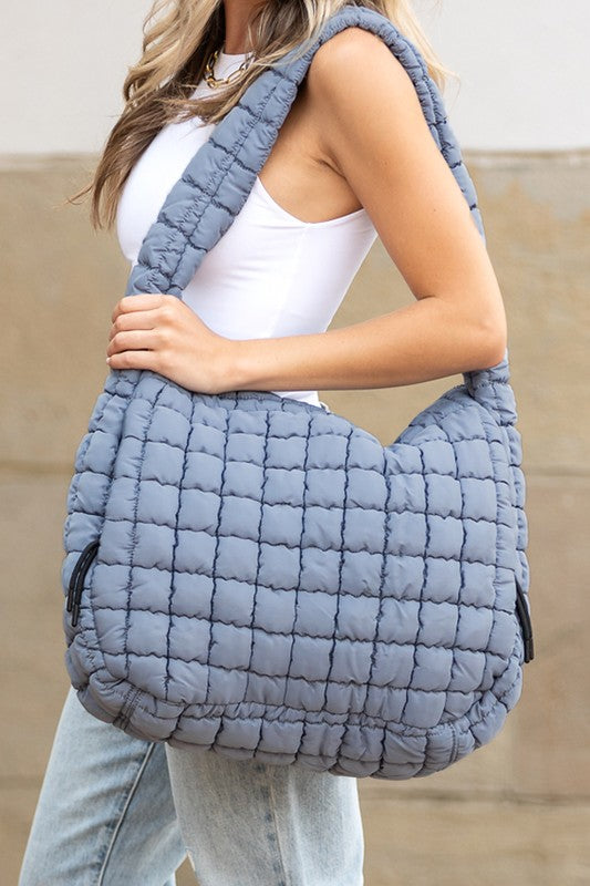 Taylor Quilted Puffer Tote - Tigbul's Variety Fashion Shop
