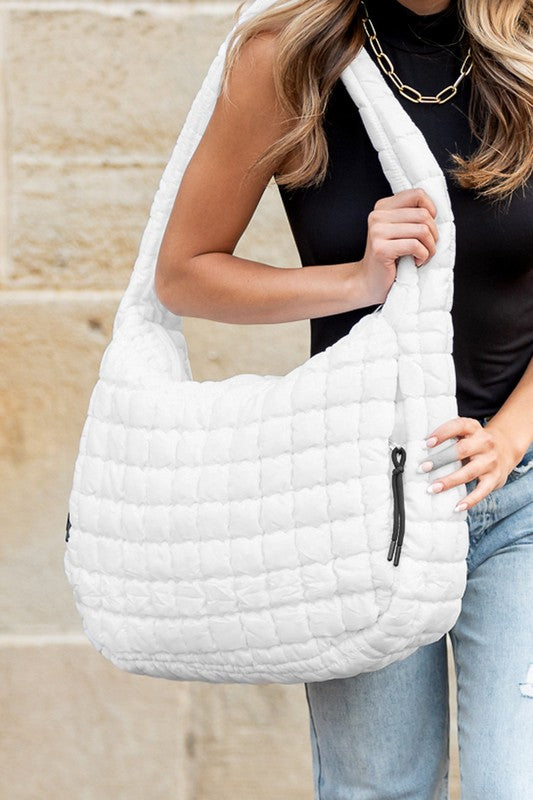 Taylor Quilted Puffer Tote - Tigbul's Variety Fashion Shop