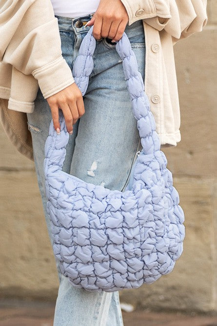 Dale Quilted Puffer Shoulder Bag - Tigbul's Variety Fashion Shop