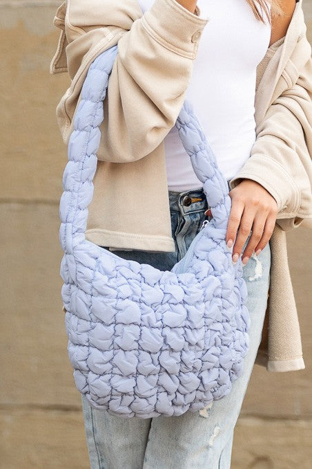 Dale Quilted Puffer Shoulder Bag - Tigbul's Variety Fashion Shop