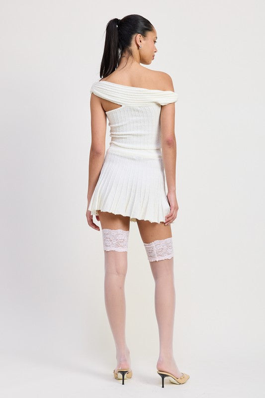 OFF THE SHOULDER KNIT TOP - Tigbul's Variety Fashion Shop