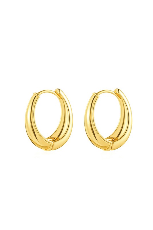 14K STAINLESS STEEL EVERYDAY HUGGIE EARRINGS - Tigbul's Variety Fashion Shop