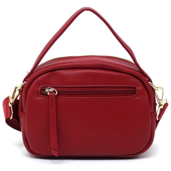 Fashion Top Handle Crossbody Bag - Tigbul's Variety Fashion Shop